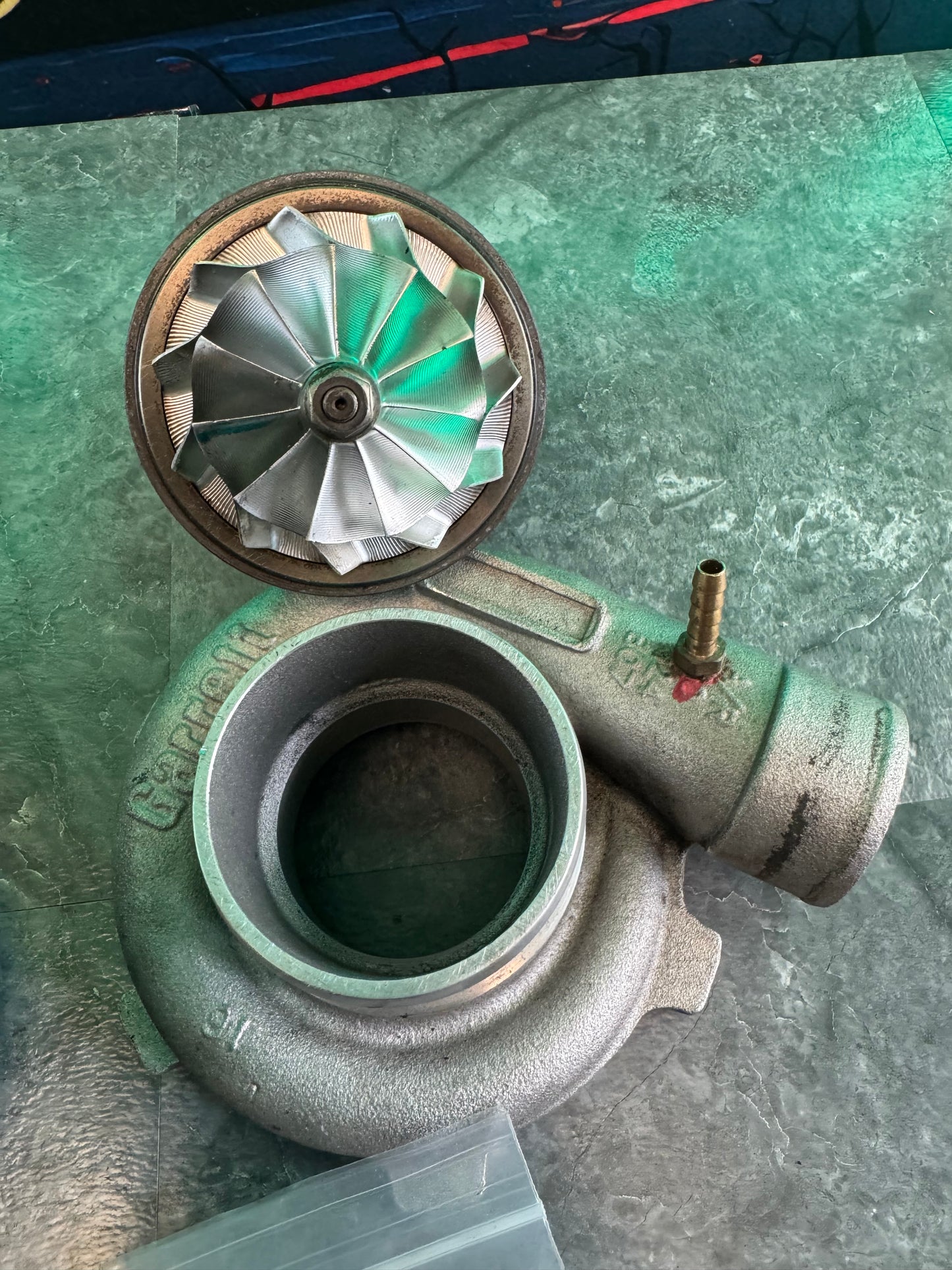 Garrett GTX 3076R Twin Scroll 1.01 Turbine Turbo Charger Assembly