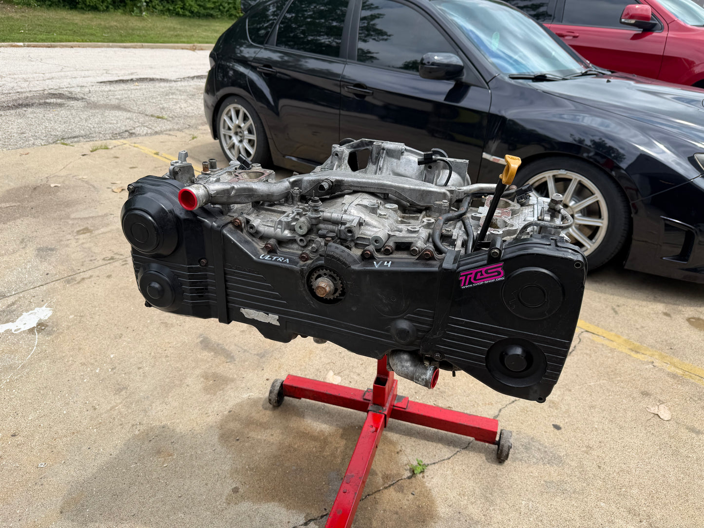OUTRONT Motorsports v4 ultra ej257 ej25 Subaru wrx & STi closed deck & built forged engine longblock BC 282 cammed