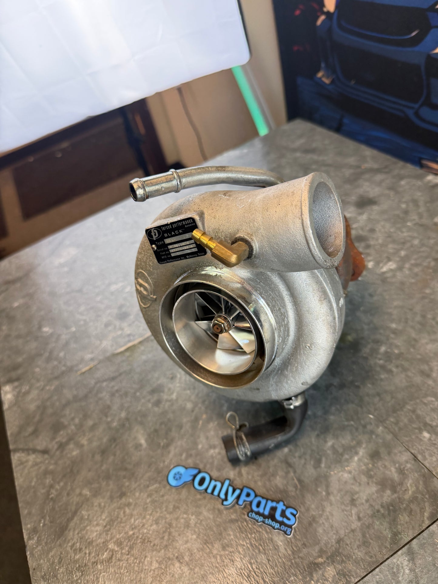 FP black HTZ 84 billet stock location turbo Subaru STi & wrx journal bearing 10 cm welded 3.25 “