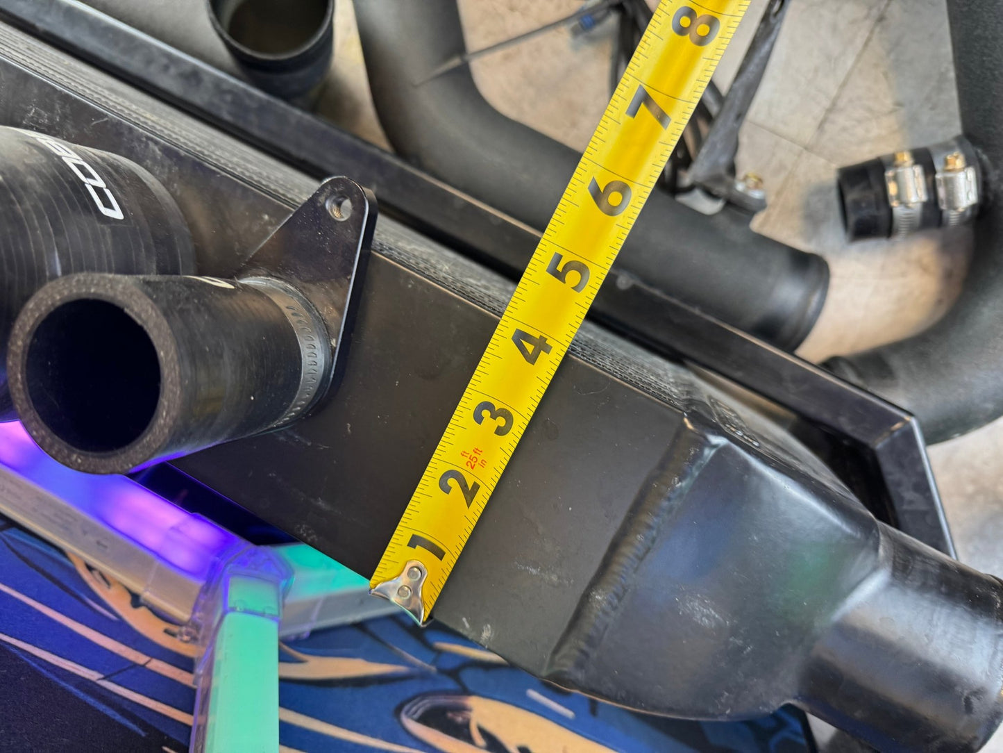 Cobb 4" Speed Density Front Mount Intercooler Kit With Coolant Overflow For 15-21 STi