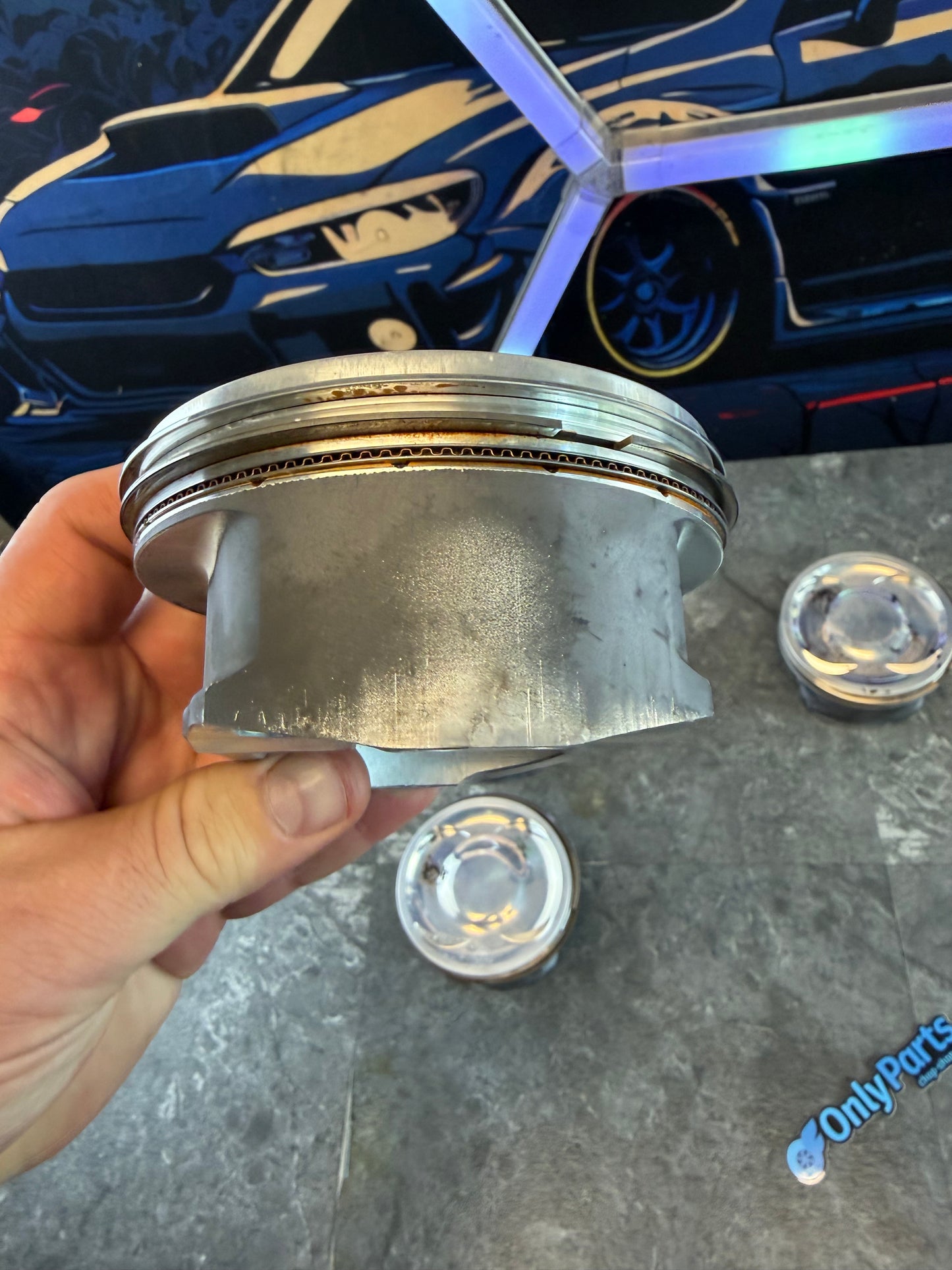 CP pistons forged piston set Subaru wrx and STi ej257 ej255 8.2:1 CR 99.5 MM