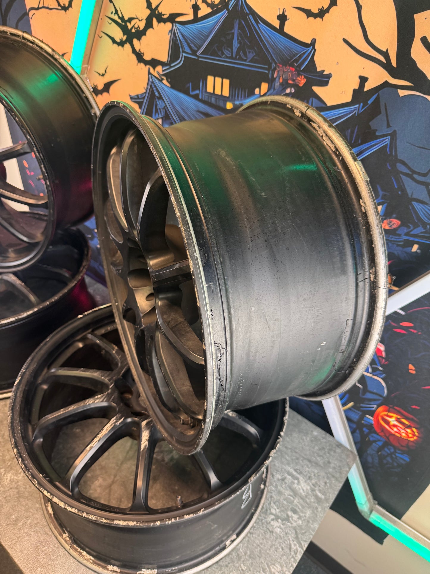Work Emotion 11r Wheels Set Of 4 Need Refinished 18x8.5 +47 5x114.3