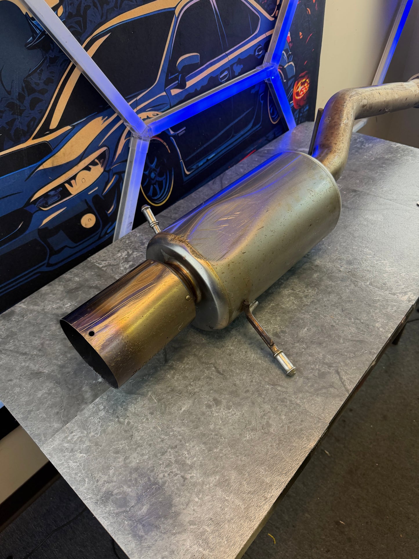 Invidia 3” cat back exhaust system 2002 - 2007 Subaru wrx & 04 -07 sti g200 titanium tip