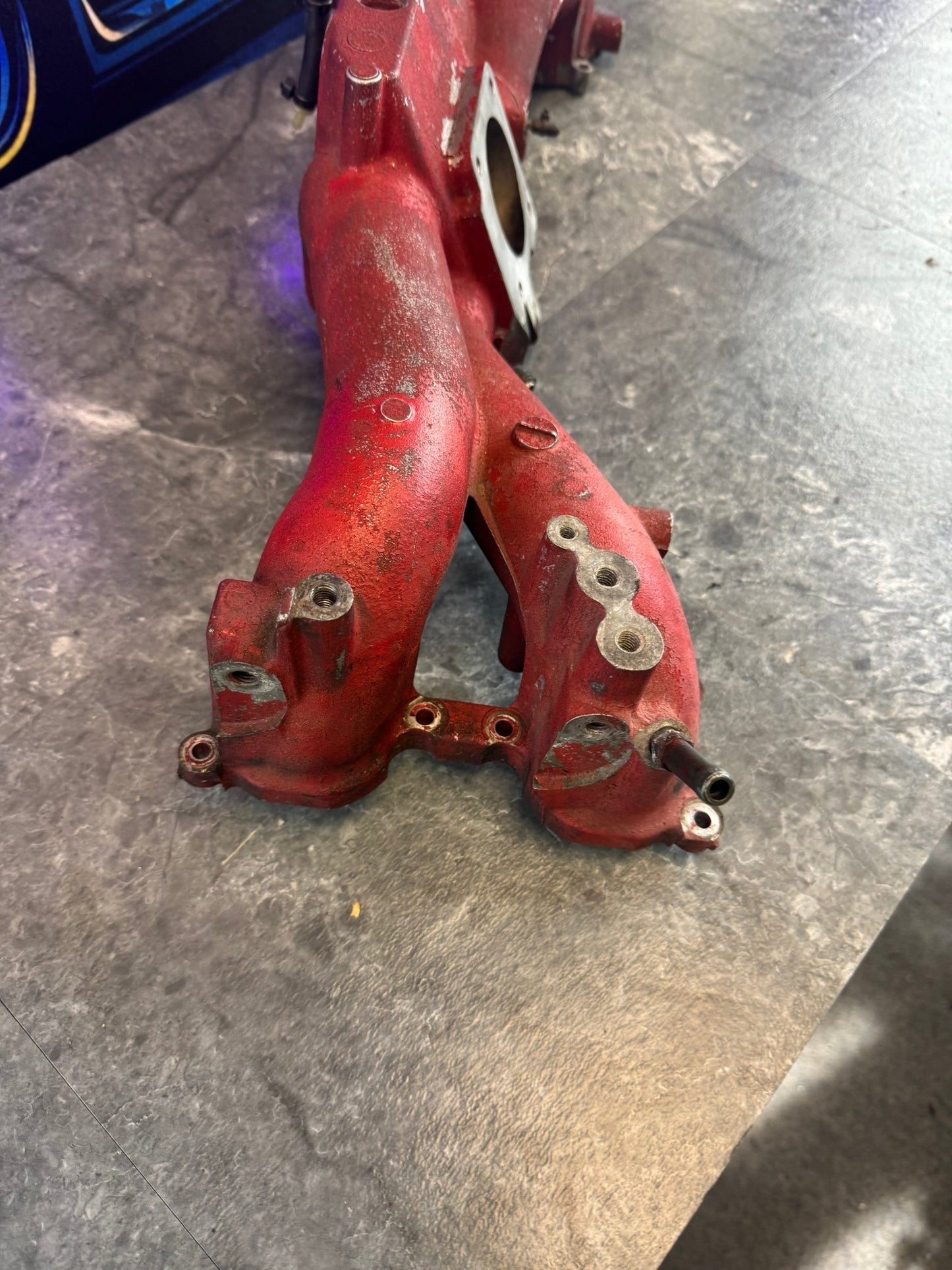 2004-2007 Subaru Impreza WRX STi OEM Intake Manifold Assembly Red