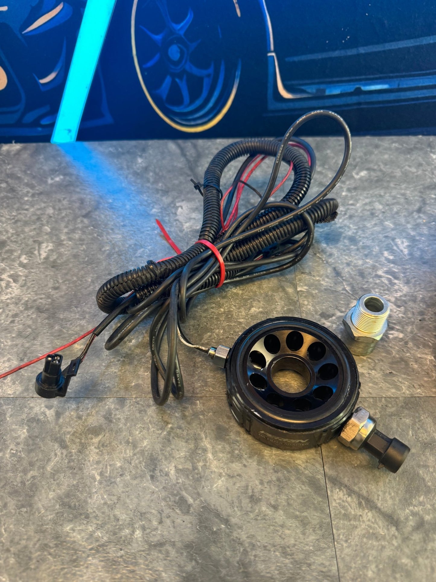 2002-2007 Subaru Impreza WRX STi Glowshift Gauge Kit Boost Oil Pressure/Temp With Perrin Sandwich Plate And Sensors Kit