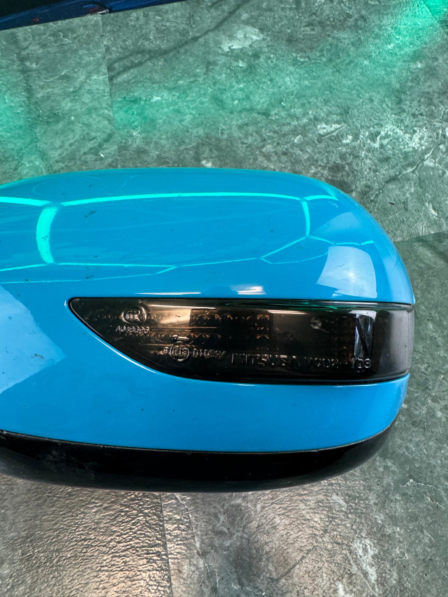 2008-2014 Subaru WRX OEM LR RH Passenger Driver Side Mirror Custom Painted Blue Pair