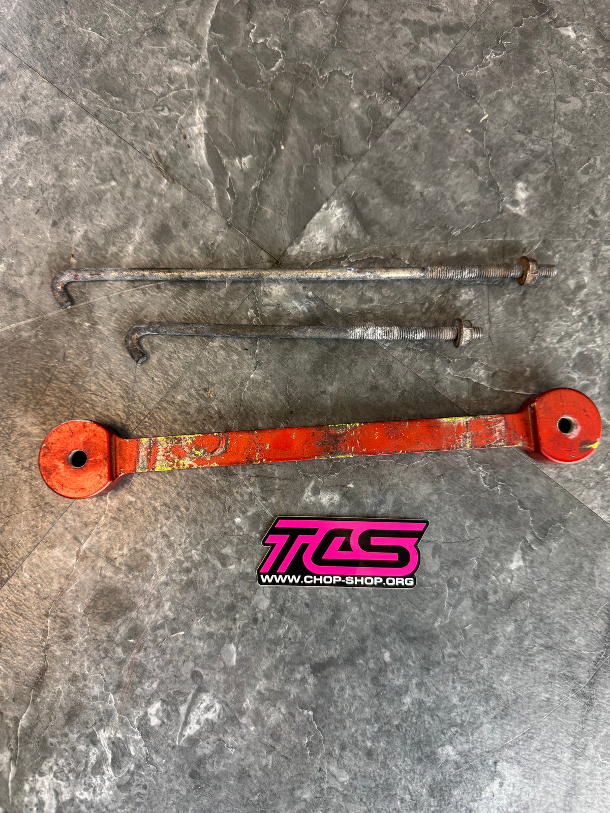 2004-2021 Subaru Impreza WRX STi Aftermarket Billet Aluminum Battery Tiedown Hold Down Red