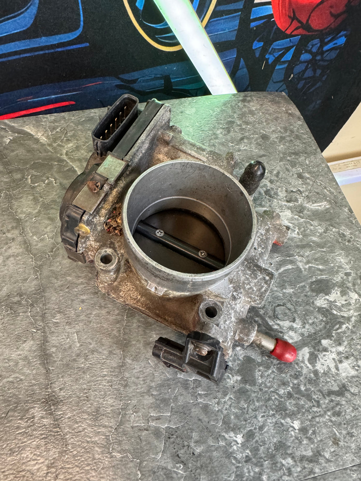 2006 Subaru Impreza WRX STi Throttle OEM Body Assembly With OEM MAP Sensor