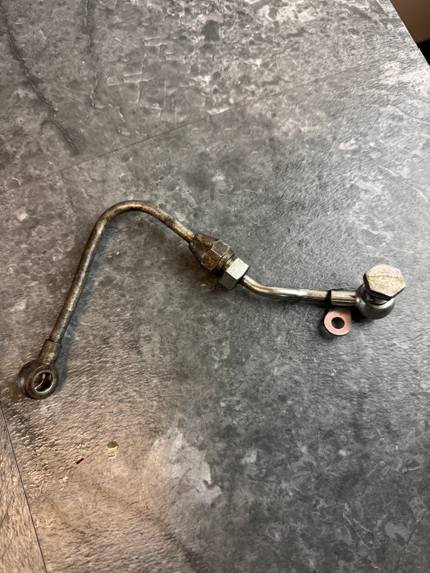 2008-2014 Subaru WRX STi OEM Turbo Oil Feed Supply Line Assembly