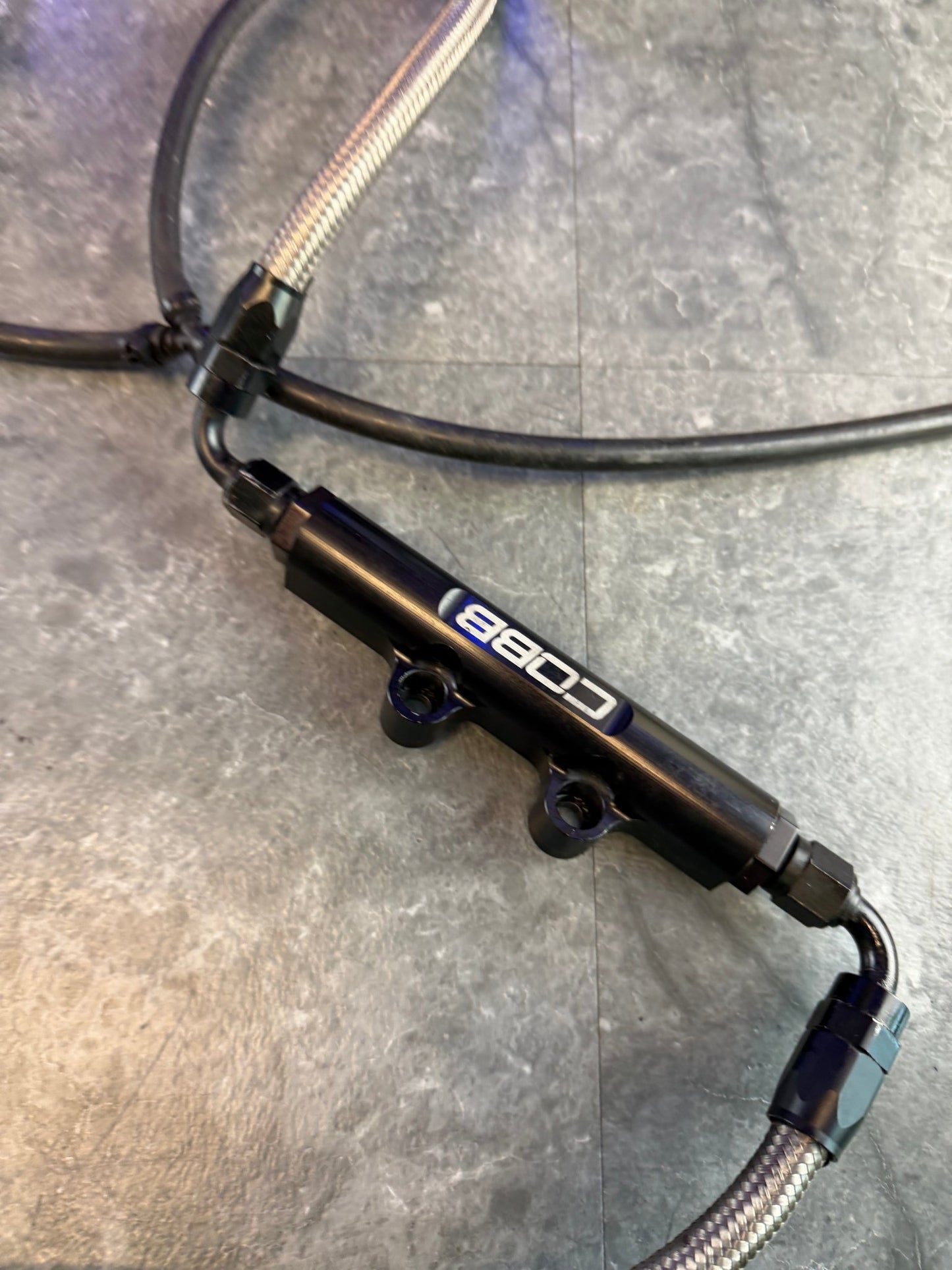 Under hood fuel kit 08-21 Subaru STi 08-14 wrx w/ Cobb billet fuel rails , radium FPR & FPD & ss lines “ bolt on “ for 93