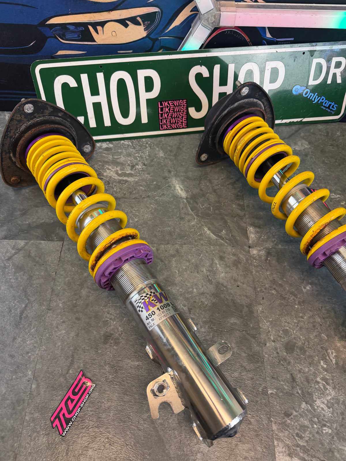 KW adjustable coilover suspension 2015-2021 Subaru STi & wrx 5x114 v1