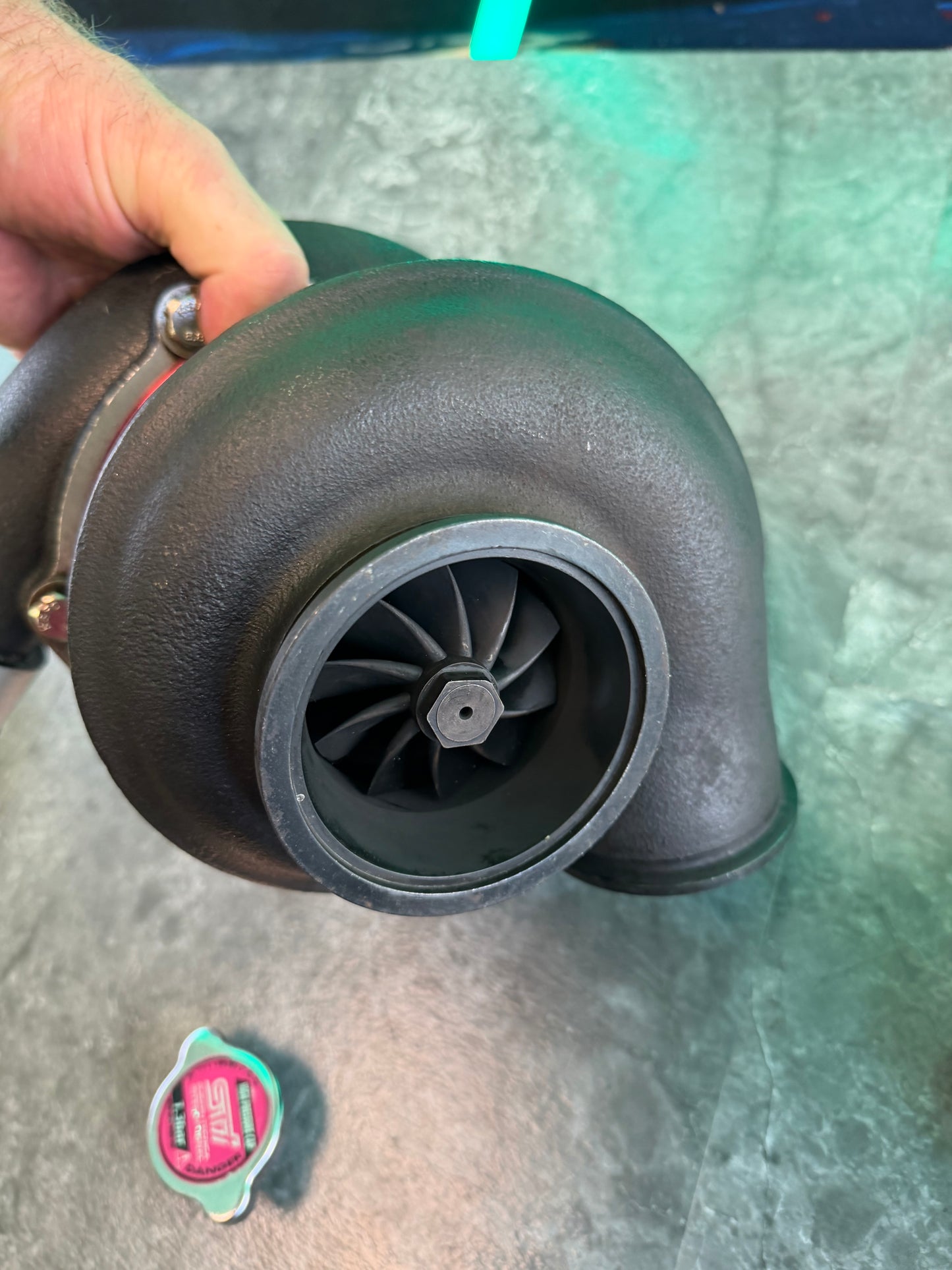 ARASHI Garrett GTX 3582 R ceramic ball bearing turbo for rotated Sti & Subaru wrx billet 700 + hp