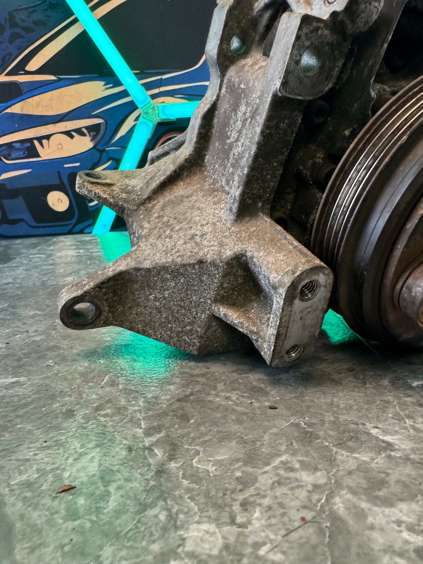 2004-2007 Subaru Impreza WRX STi AC Compressor With Bracket