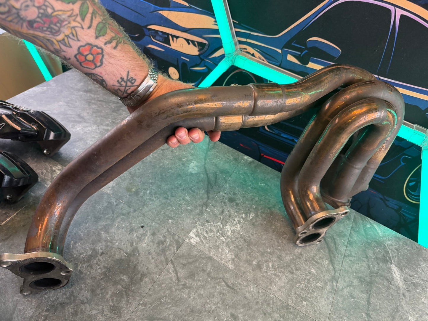 TOMEI un Equal Length Header Subaru STi/WRX 3-Bolt Exhaust Manifold/UP