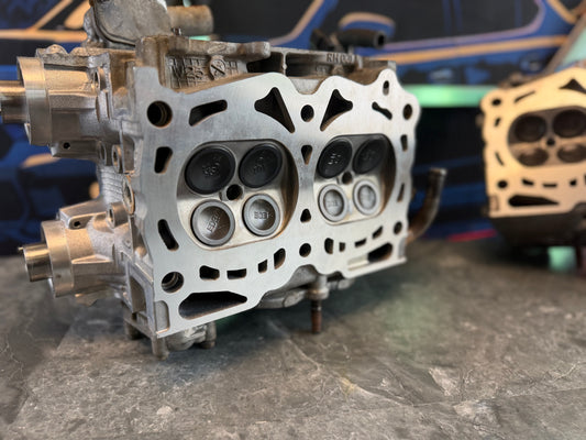 W25 OEM 2008 - 2021 Subaru STi DAVCS cylinder heads w/ oem camshafts RE BUILT