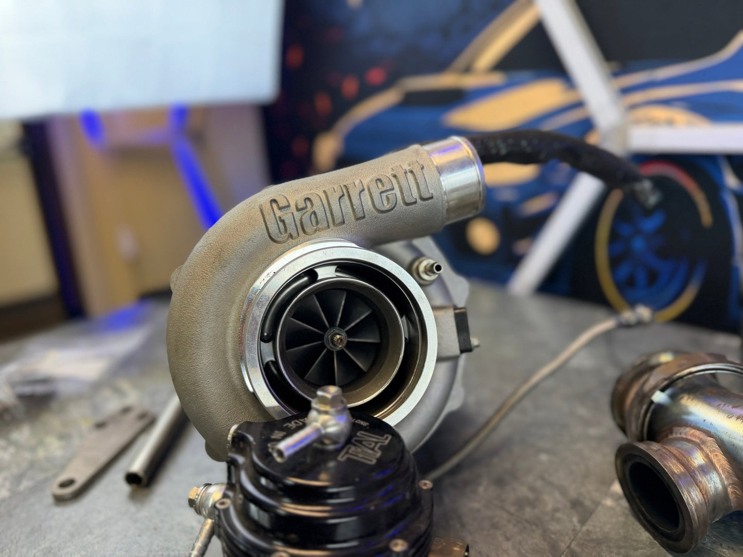 ETS rotated turbo kit Subaru STi VA ej257 2016-2021 extreme turbo systems Garrett g30 770 tial MVR EWG