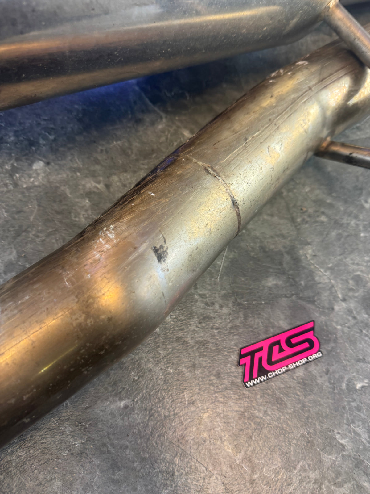 2004-2007 Subaru WRX STi Aftermarket Custom 3 Inch Catback Exhaust Slip-On System With Muffler Needs Clamps