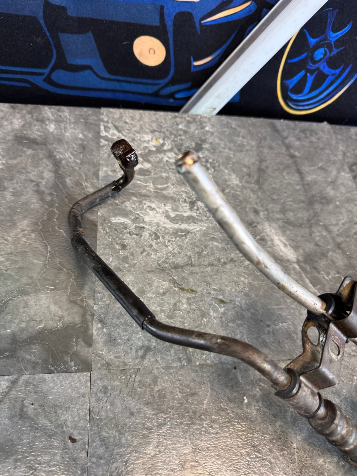 2004-2007 Subaru Impreza WRX STi Power Steering Rack & Pinion High Pressure Lines Hoses