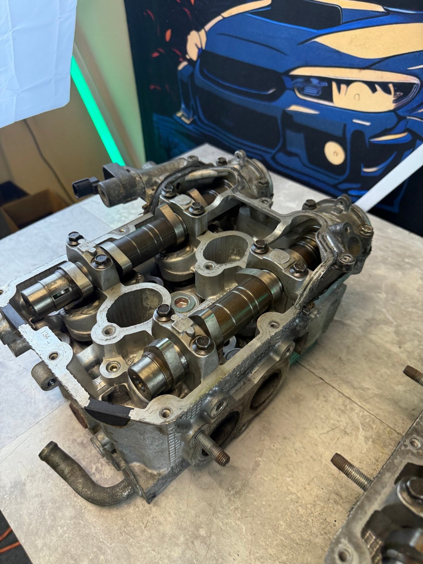 B25 Subaru STi cylinder heads 2004 - 2006 single AVCS SAVCS wrx ej255 legacy gt forester xt