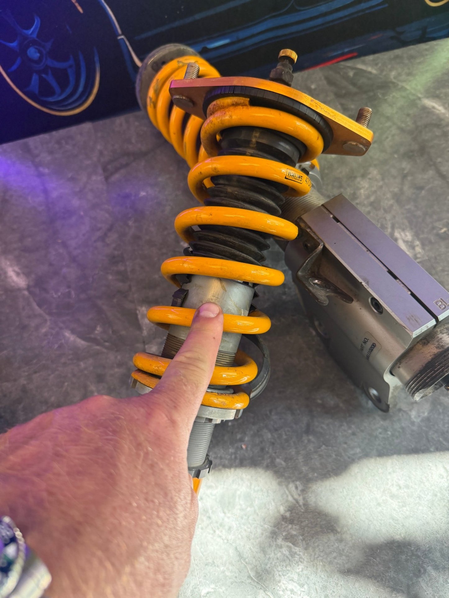 OHLINS road @ track adjustable coilover suspension 2015 - 2021 Subaru STi & wrx 5x114 ( needs 1 top hat )