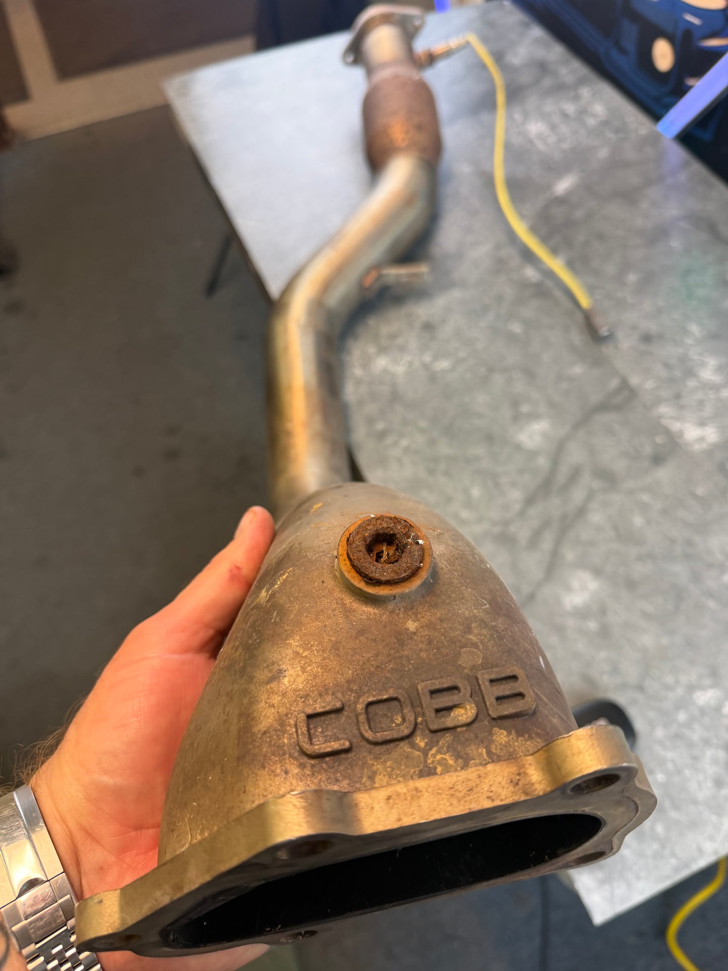 Cobb tuning v1 catted downpipe 2002 - 2007 Subaru wrx & 04-07 STi 2nd 02 bung