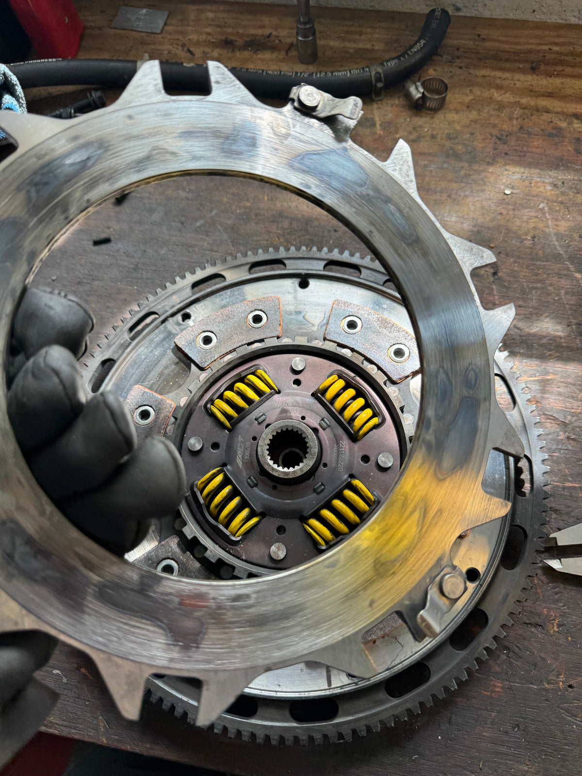 2004-2021 Subaru WRX STi ACT Mod-Twin 225 Extreme 6-Puck Sprung Street Clutch Kit Organic Disk With Monolock Collar