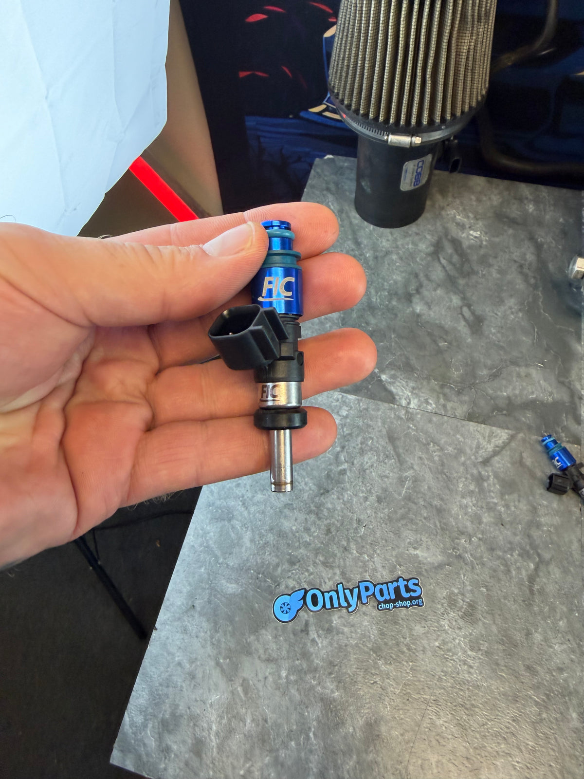 FIC 1440 CC top feed fuel injectors Subaru wrx and STi E85 flex fuel w/ plug & play adapters