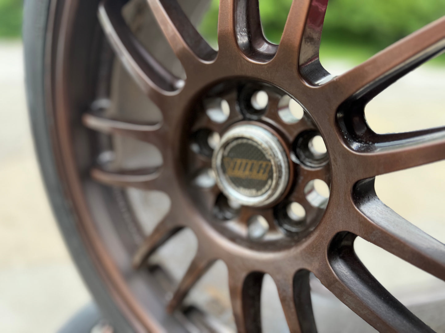 JDM RAYS WHEELS VOLKS RACING VR SUBARU STI 2004 WRX 2002-2007 5x100 18 x 7.5 +50 RIMS w/ 234/45zr18 TIRES
