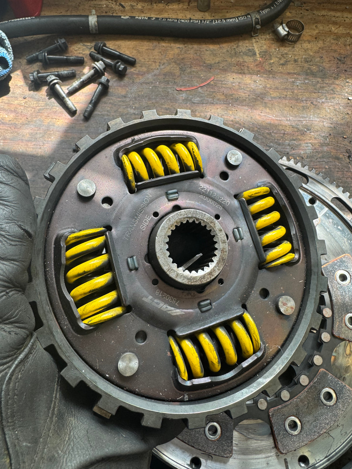 2004-2021 Subaru WRX STi ACT Mod-Twin 225 Extreme 6-Puck Sprung Street Clutch Kit Organic Disk With Monolock Collar