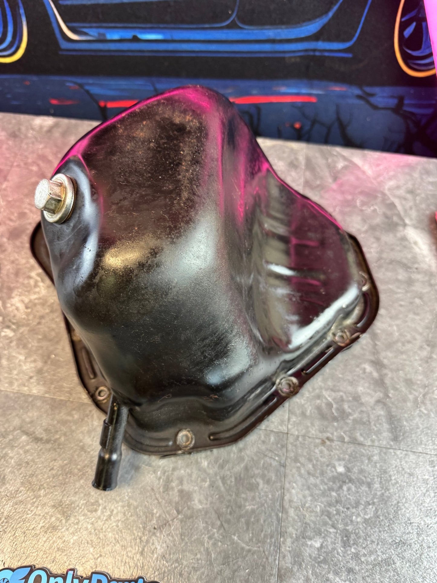 2004-2021 Subaru WRX STi Killer B Oil Pick Up Tube With Killer B Baffle And OEM Oil Pan With Hardware