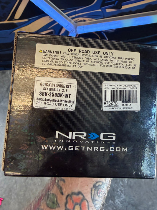 NRG quick release steering wheel gen 2.5 LIKE NEW QR hub Subaru Impreza wrx STi