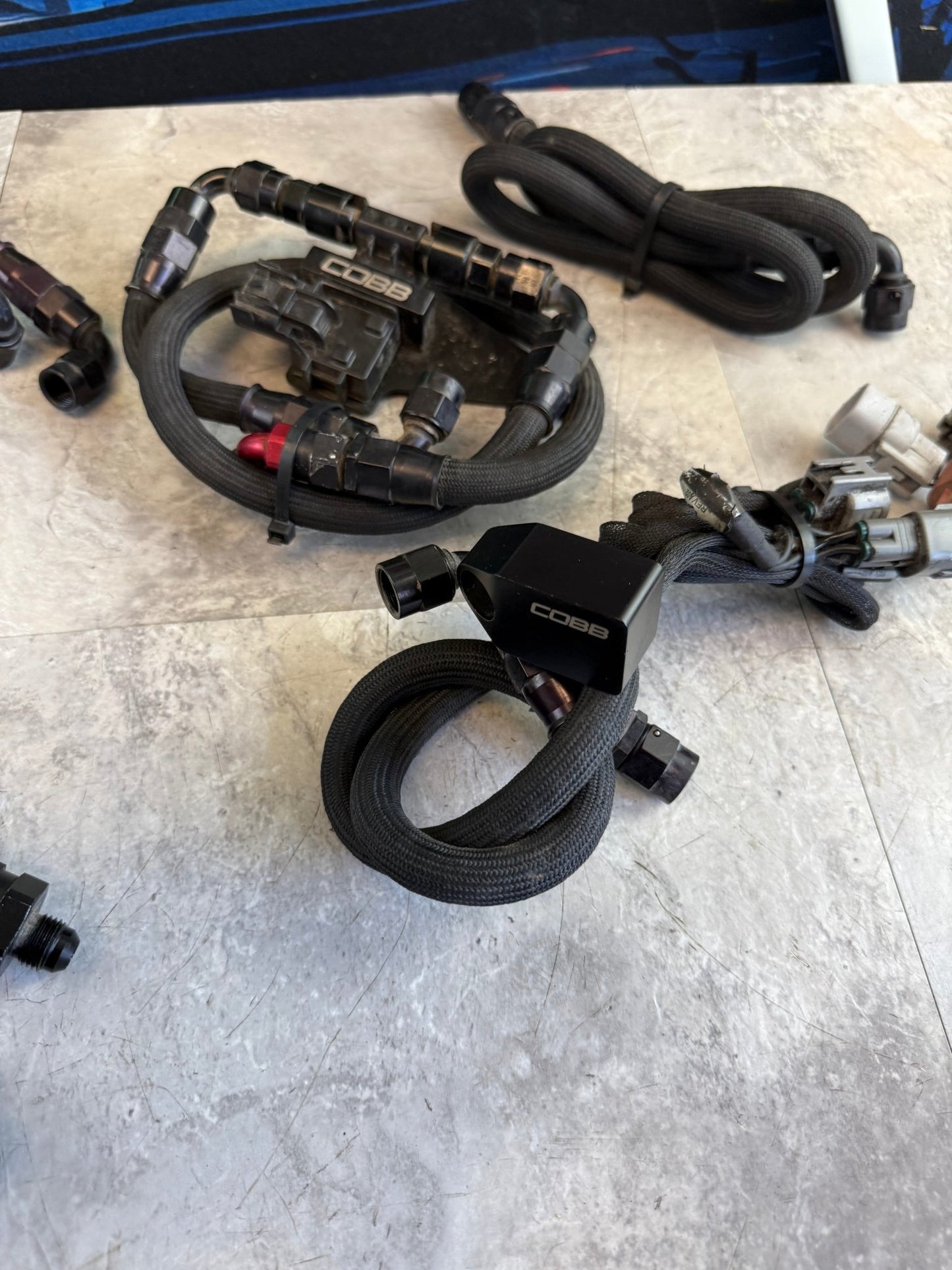 Cobb flex fuel kit PRE GREENSPEED 08-21 Subaru STi 08-14 wrx w/ radium rails / dampners & lines & areomotive FPR