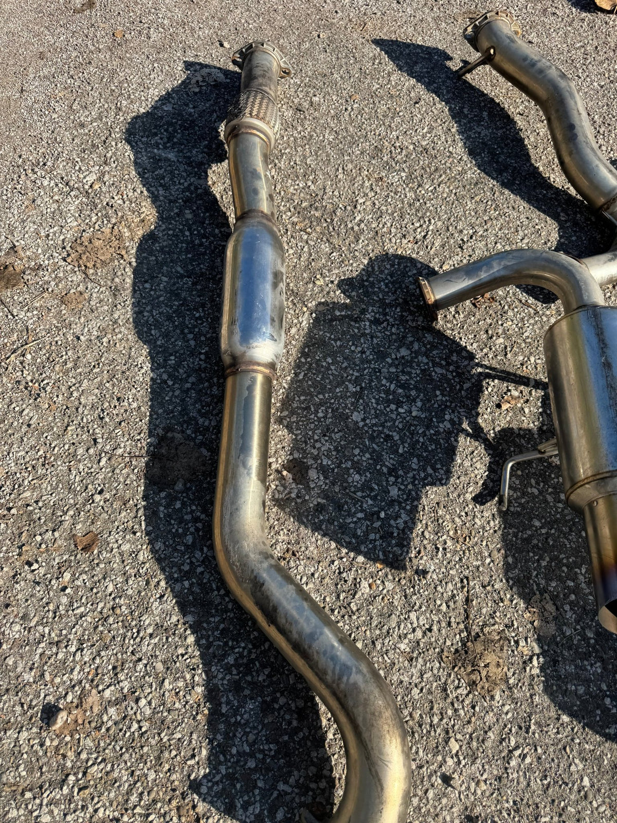2011-2021 Subaru WRX STi Sedan Invidia Dual N1 Full Titanium Cat-Back Exhaust