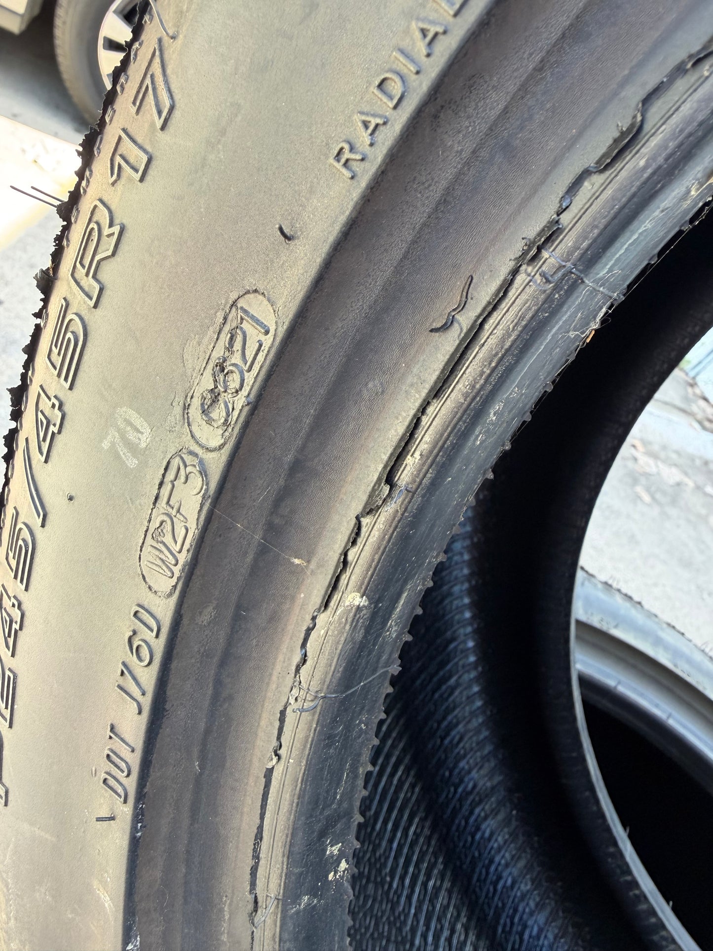 HOOSIER DR2 DOT drag radial tires 245/45R17 Subaru STi 26x10