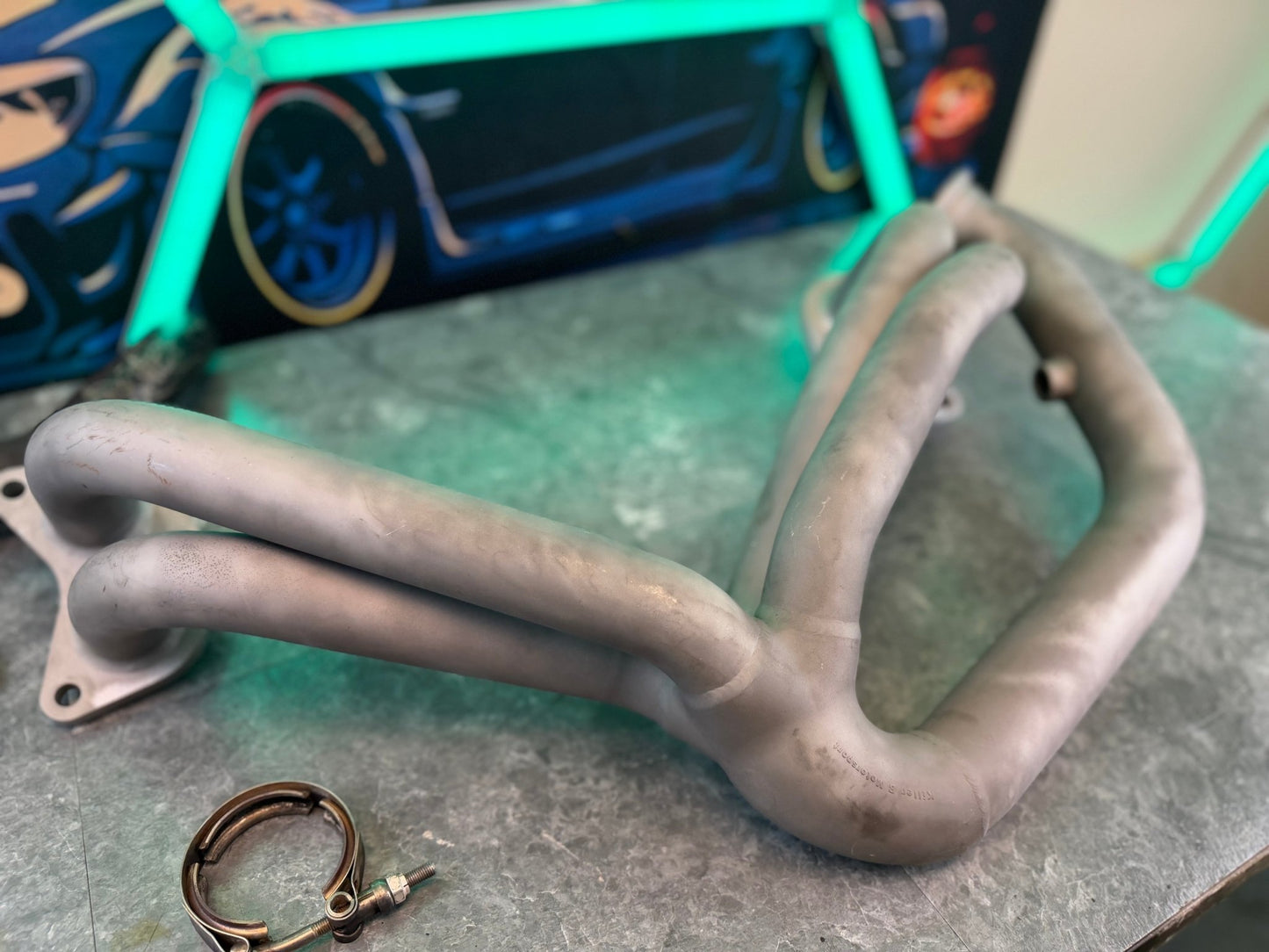 KILLER B Motorsports “ holy header “ ELH equal length header w: tial 38 mm mvs external wastegate kit