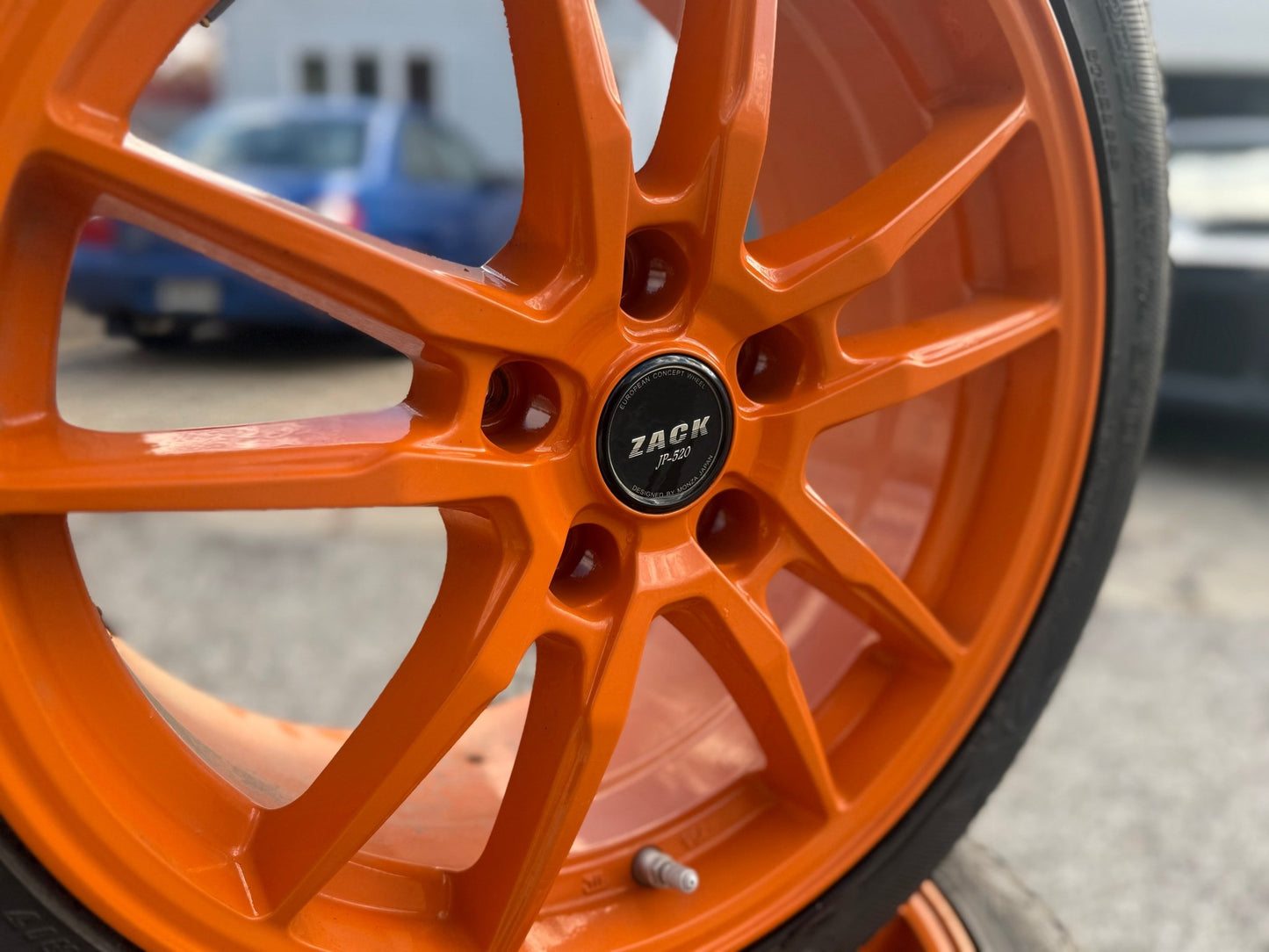 AFTERMARKET Zack JP 520 aluminum wheels STi 2005-2017 clears brembos w/ snow tires installed 5x114