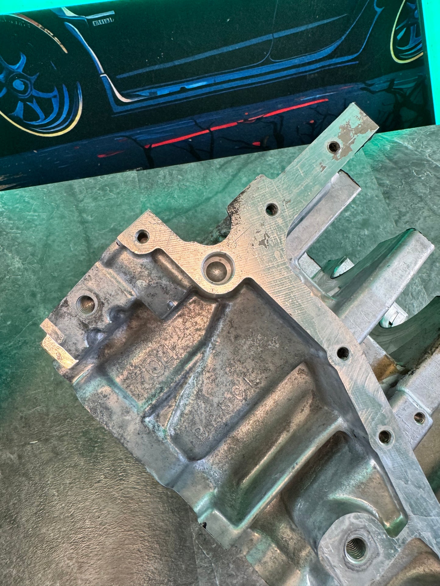 Subaru EJ25 Case Halves Short Block For Core With Bearings And Case Bolts