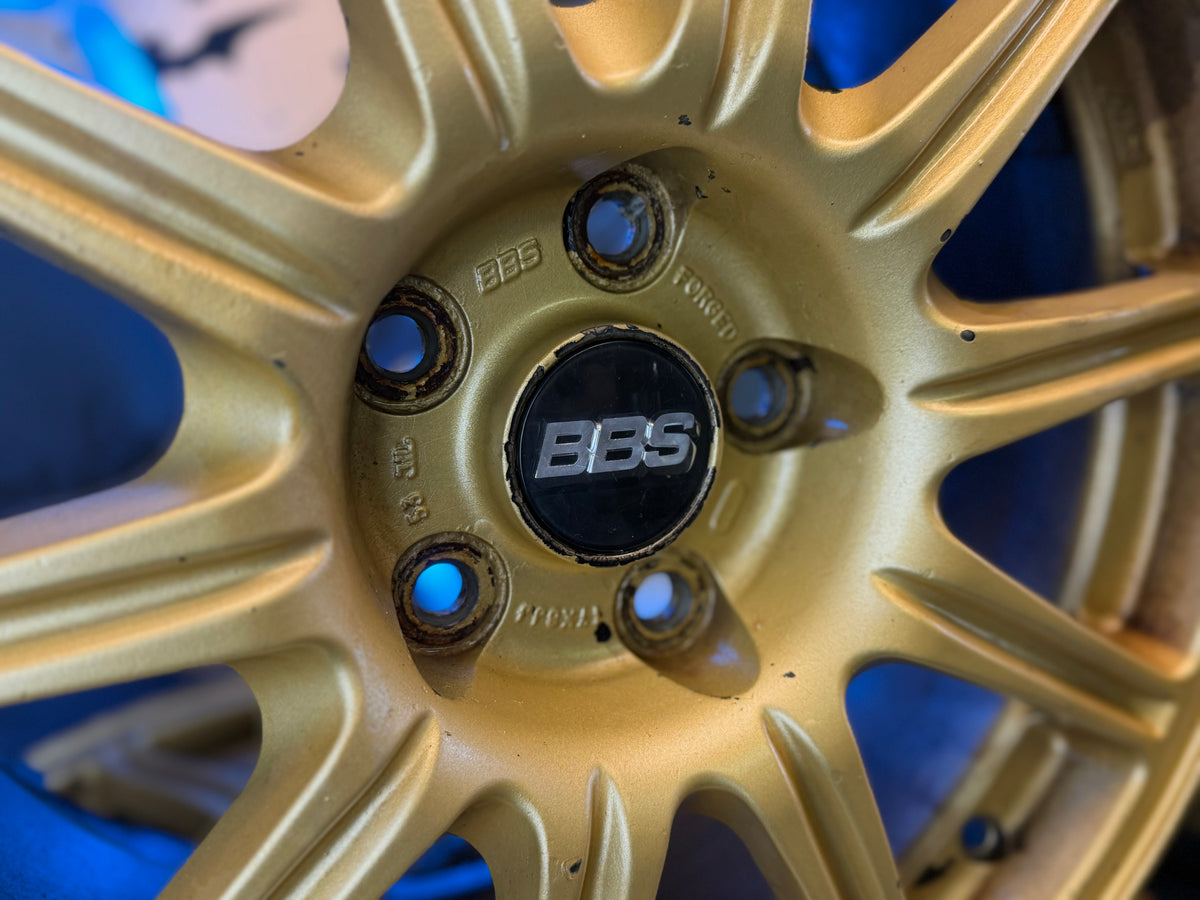 OEM Subaru STi gold BBS forged wheels 2005 -2007 Subaru STi 17x8 +53 5x114