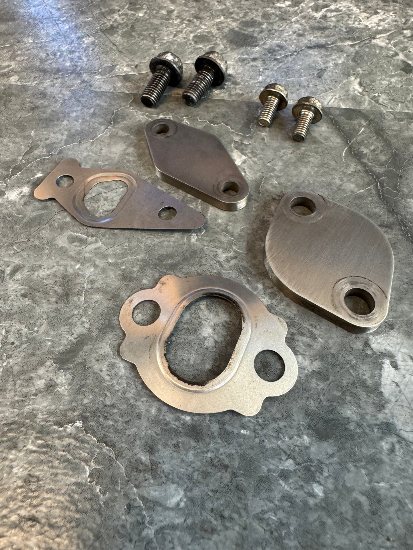 Subaru EJ20 EJ25 Engine EGR Delete Plates Air Pump Deletes With Hardware