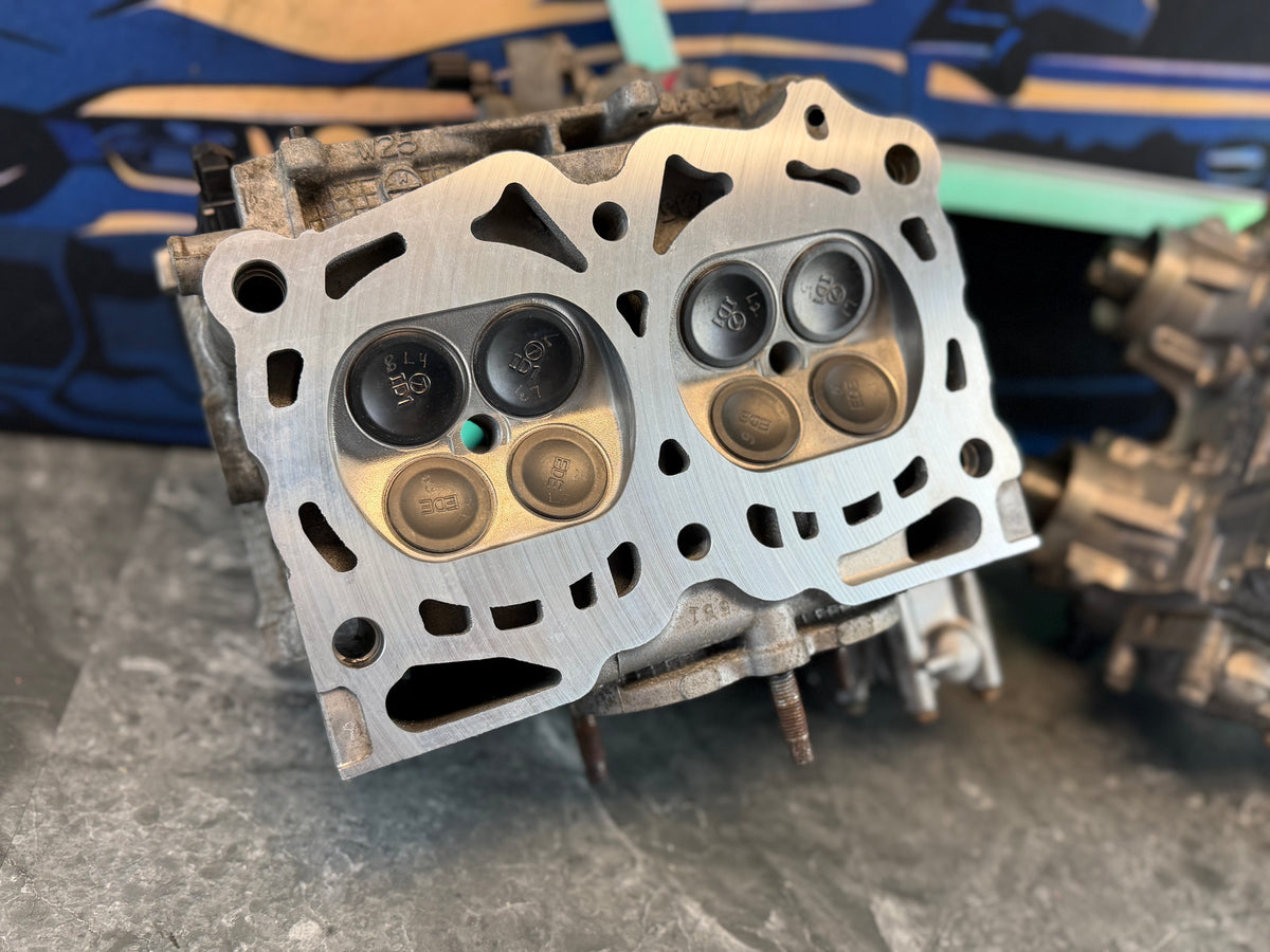 SUBARU STi 2008 - 2021 OEM W25 N25 dual avcs cylinder heads TESTED