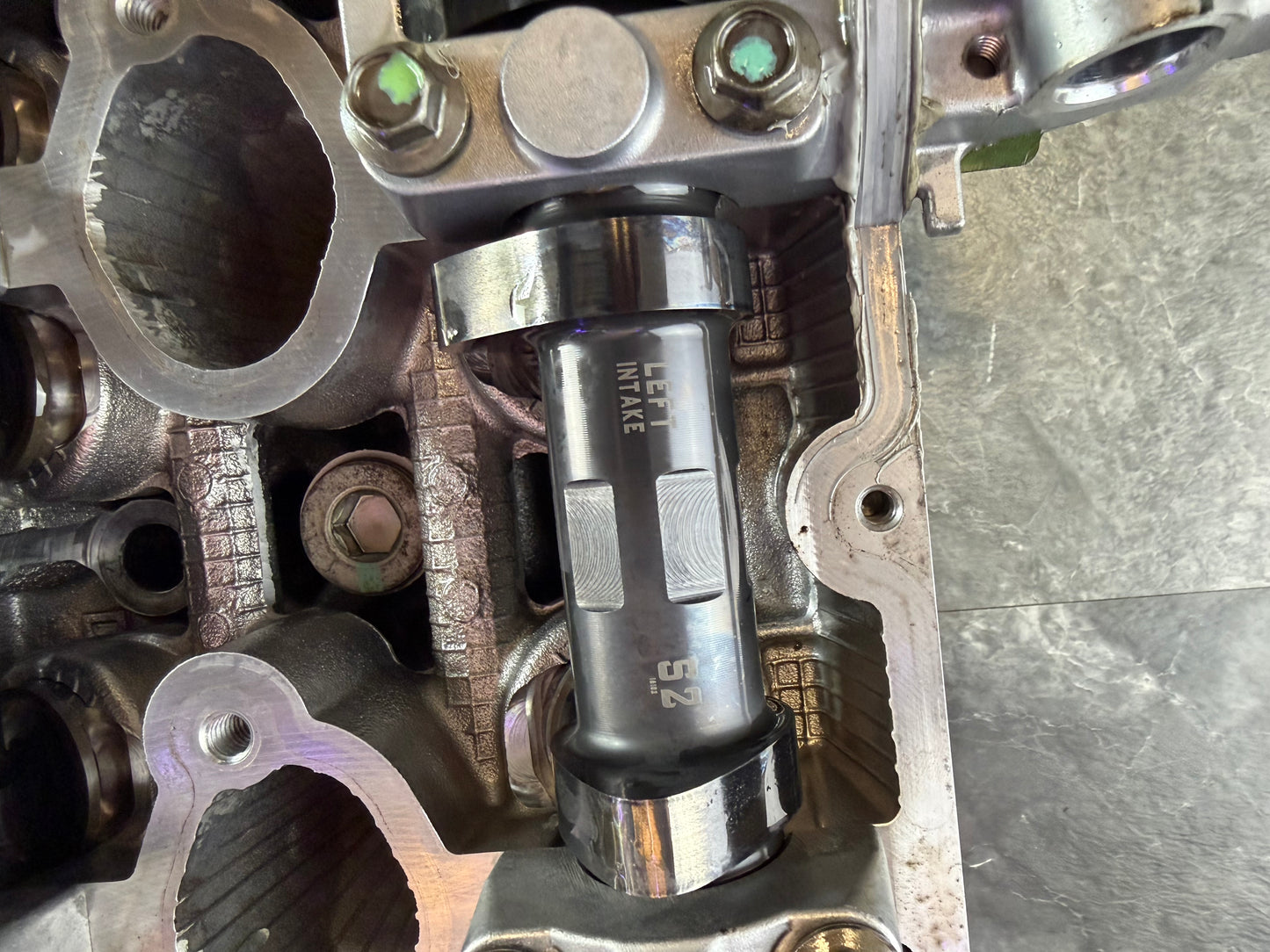 IAG “ race “ SAVCS cylinder heads Subaru STi & wrx GSC S2 cams, CNC port & polish + 1 MM valves , 14 MM drilled