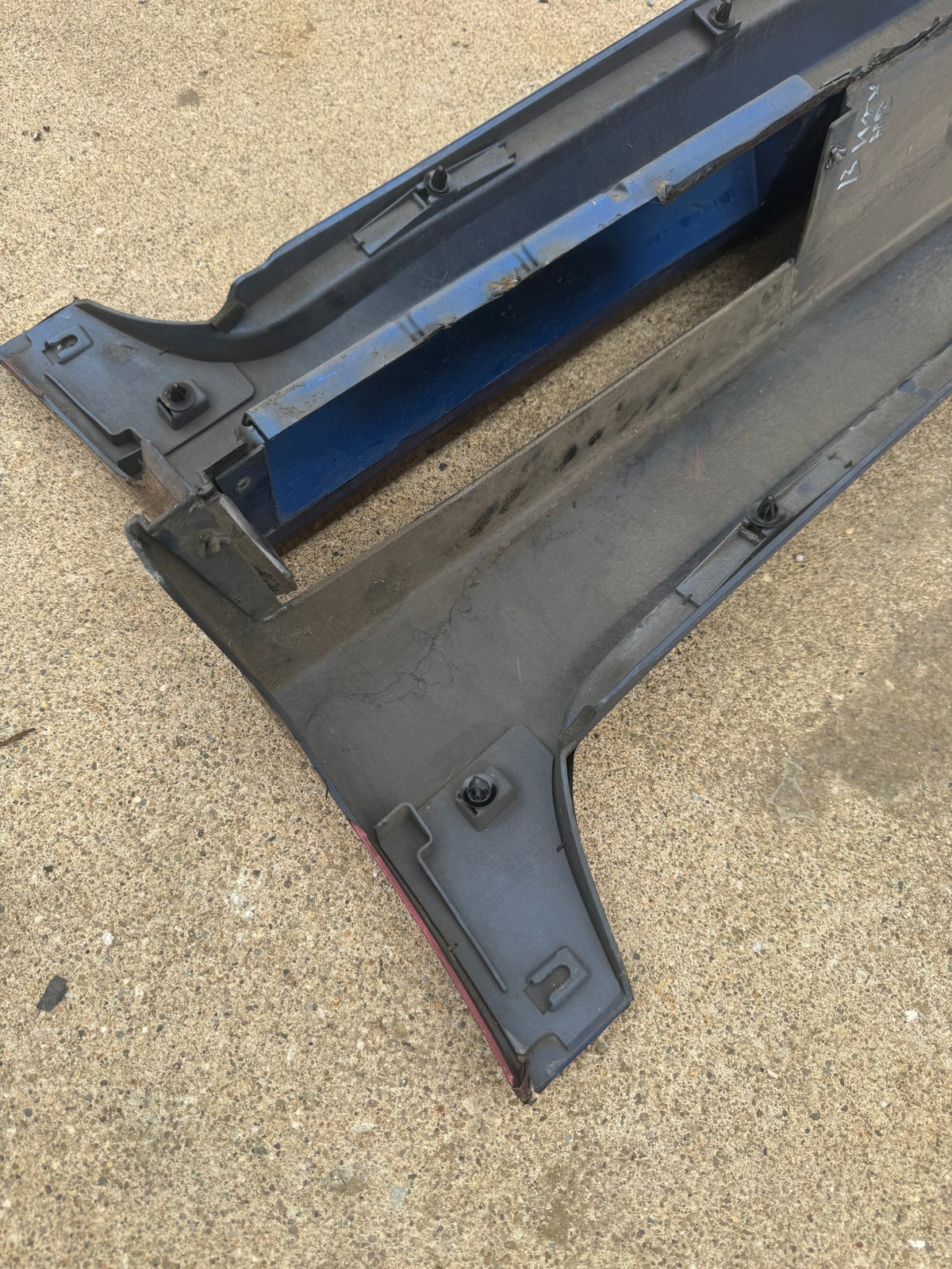 2011-2014 Subaru WRX / 2008-2014 Subaru WRX STi Hatch OEM World Rally Blue WRB Side Skirts Assembly Wrapped