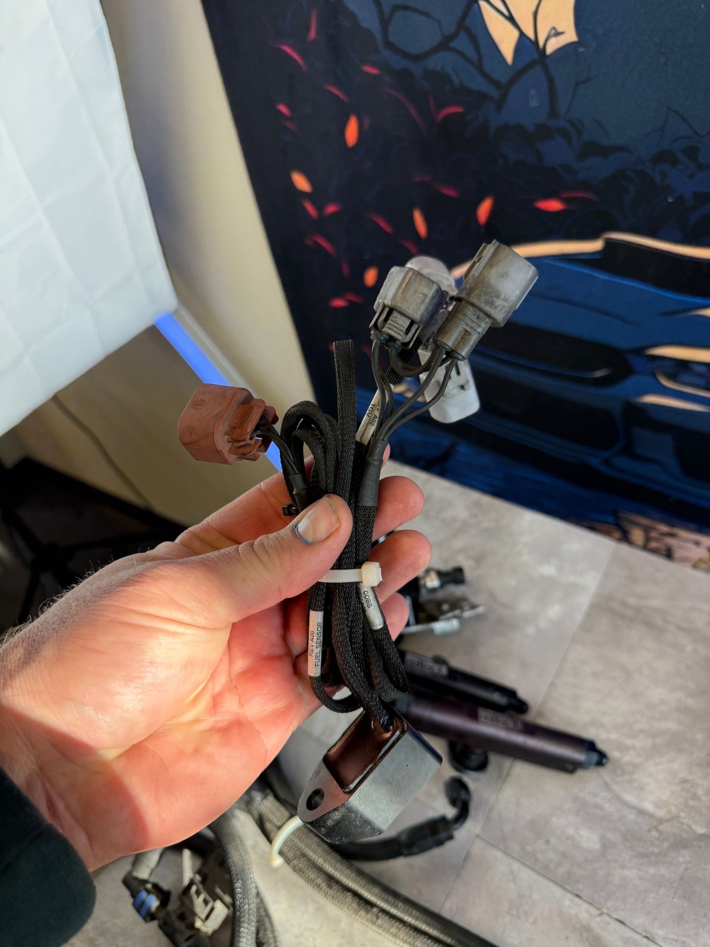 fuel kit for 08-21 Subaru STi 08-14 wrx IAG e85 fuel lines , IAG rails , Cobb flex fuel kit & areomotive regulator