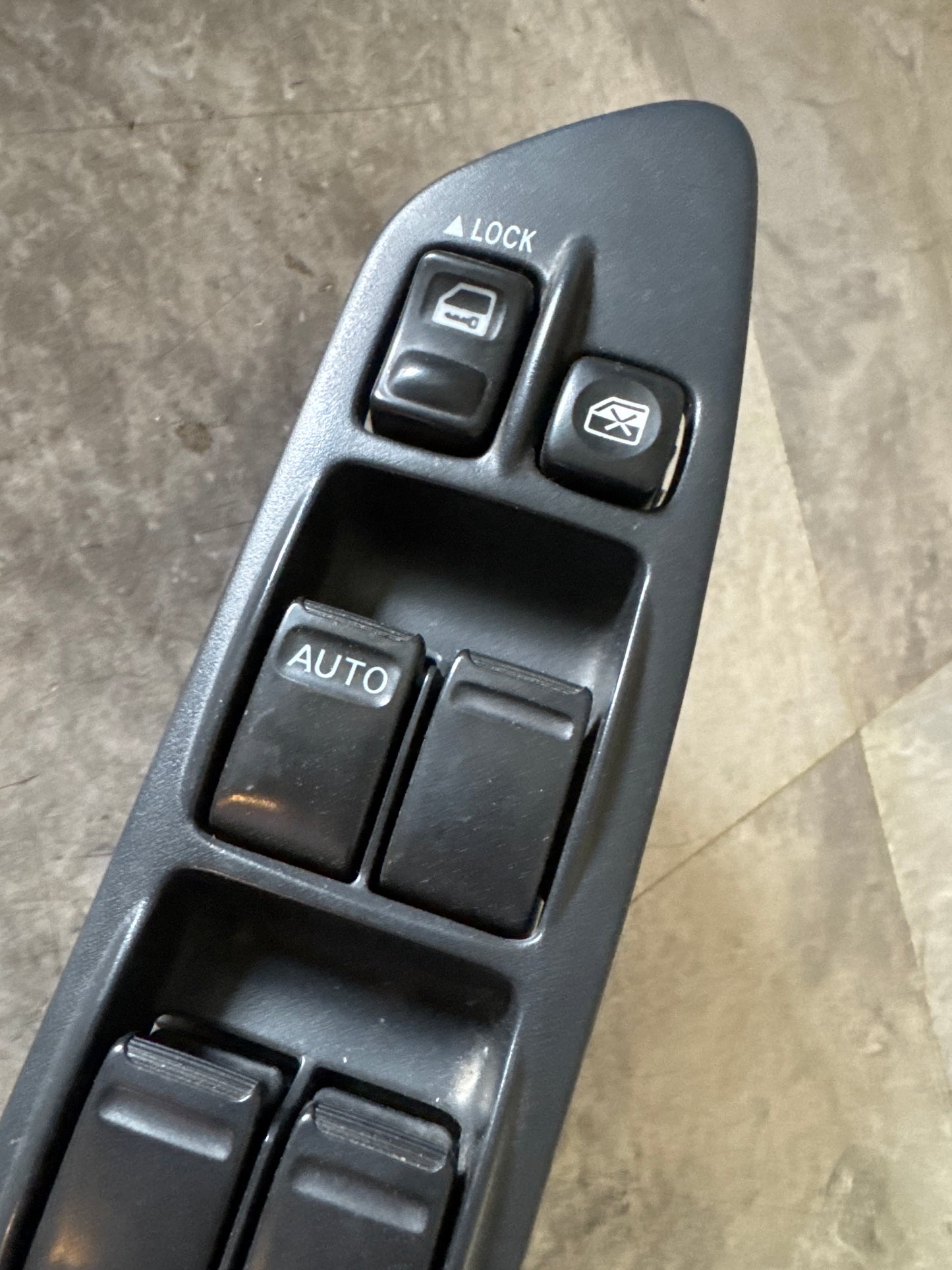2002-2004 Subaru Impreza WRX STi OEM Master Window Lock Switches Panel With Trim (04)