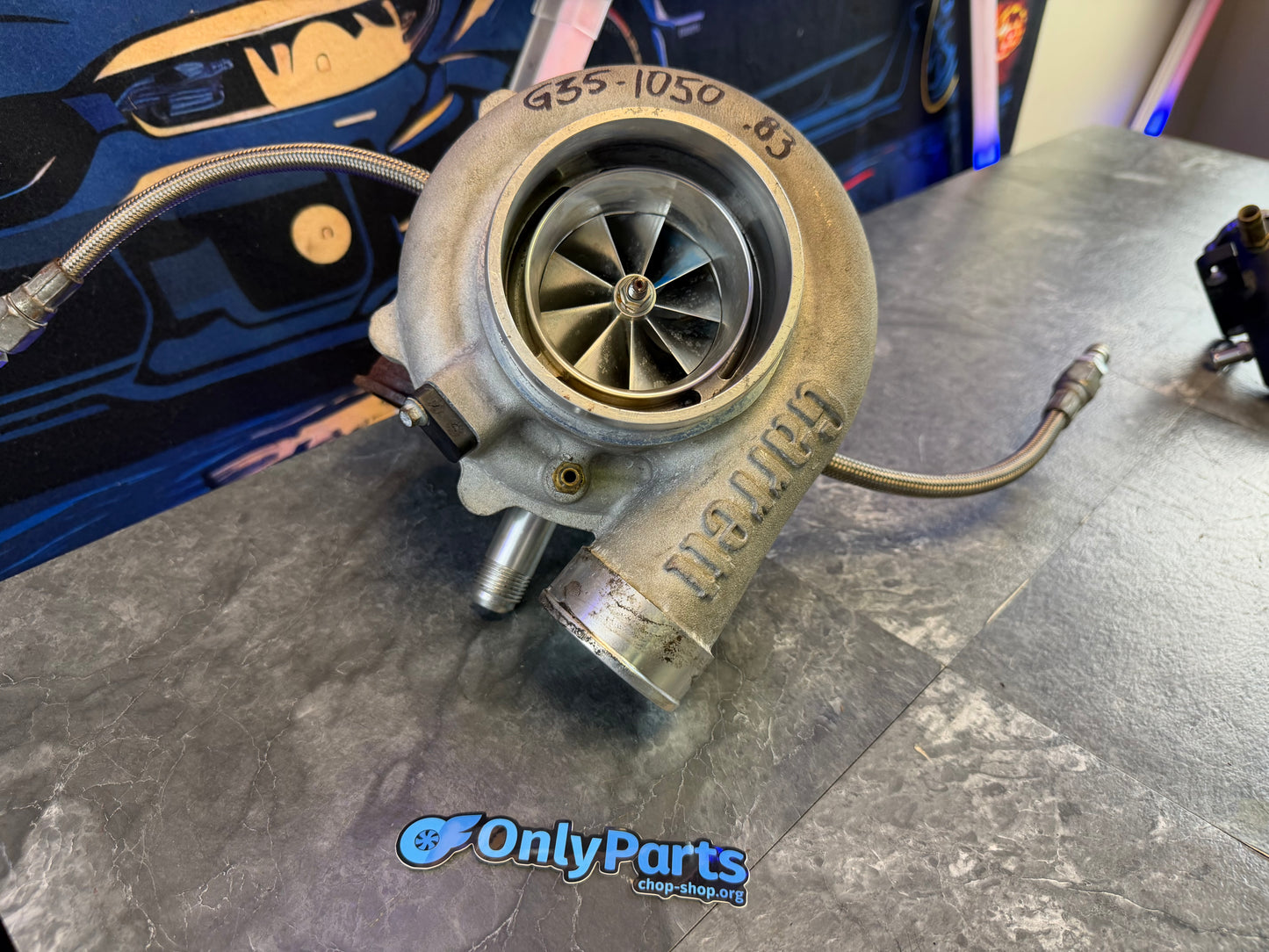 Garrett g35 - 1050 ball bearing turbo for Subaru STi ETS billet 1000 + horsepower IAG outfront