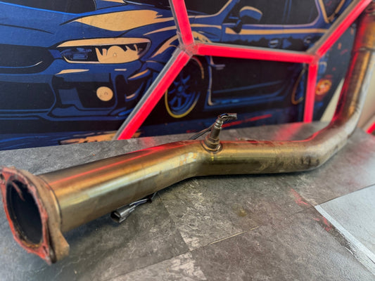 INVIDIA catless downpipe 08-21 STi 08-14 wrx Subaru ej255 ej255 bellmouth 2 o2 bungs