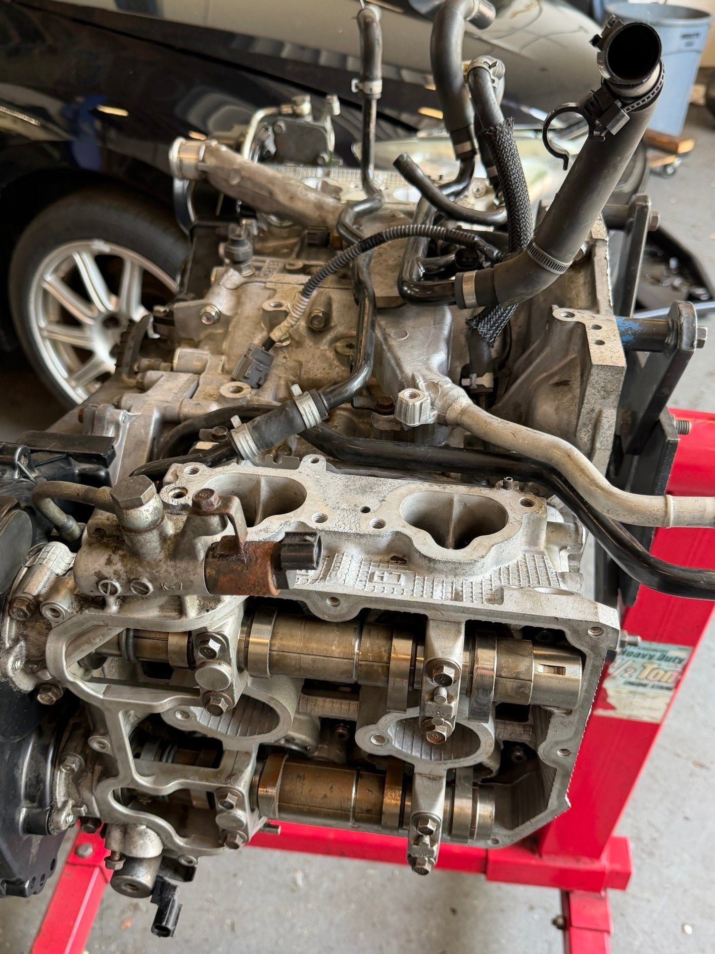 W25 Subaru STi EJ257 boxer engine long block DAVCS 2008-2021 w/ new oem head gaskets & new oem timing belt ARP 11 MM head studs