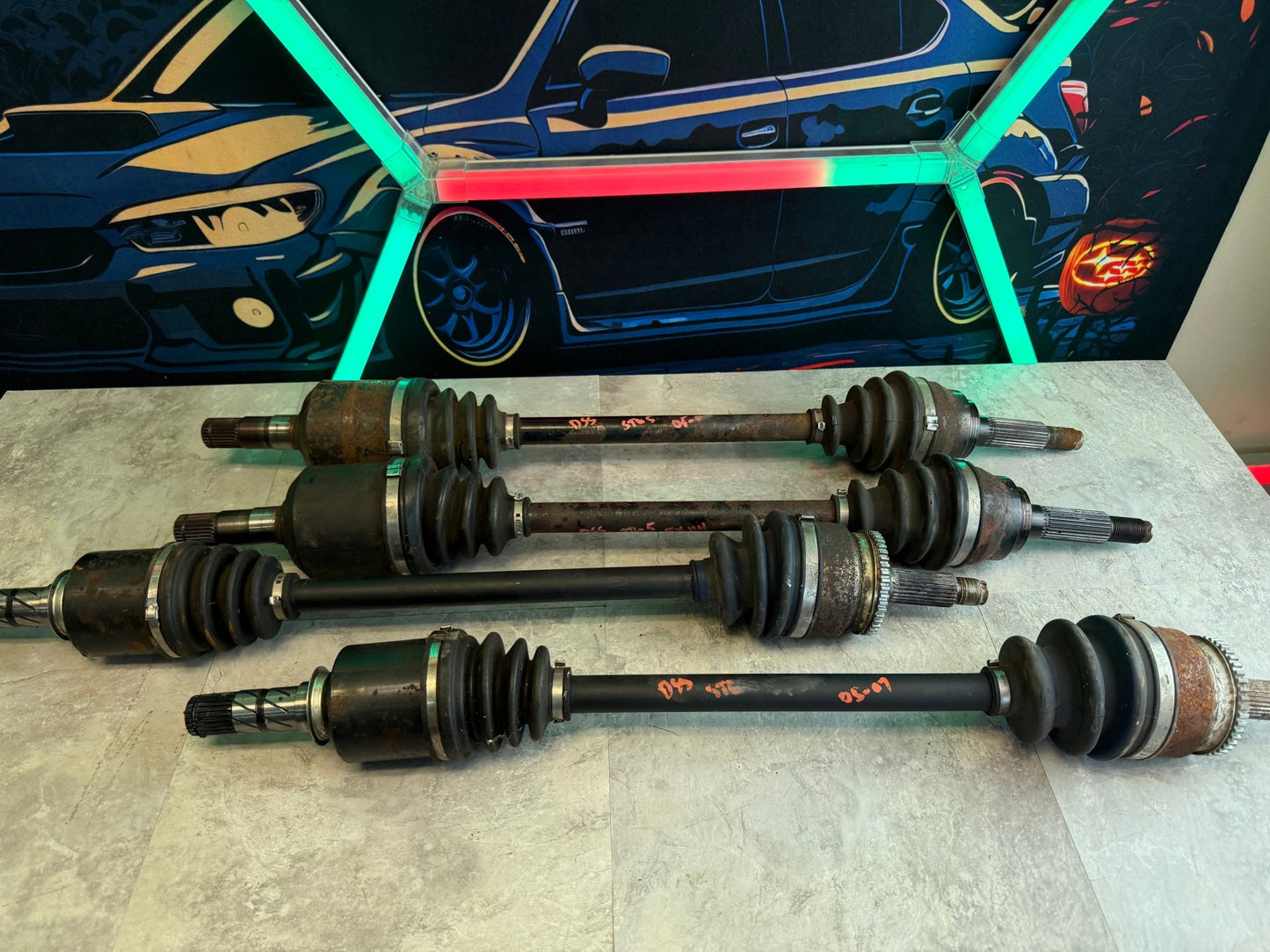 DSS Subaru STi driveshaft shop 800 hp axles axle front & rear 2005-2007 5x114 STi