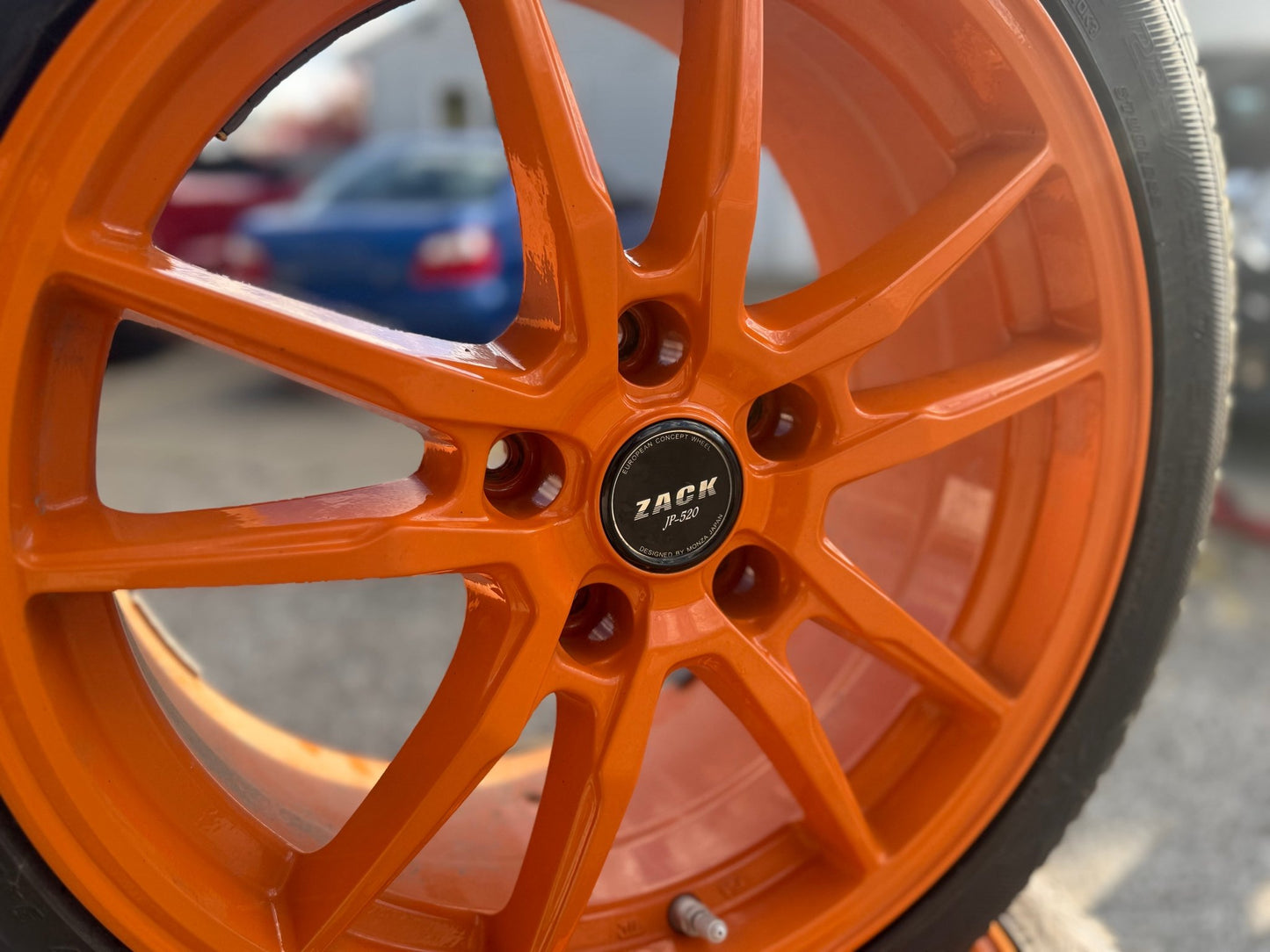 AFTERMARKET Zack JP 520 aluminum wheels STi 2005-2017 clears brembos w/ snow tires installed 5x114