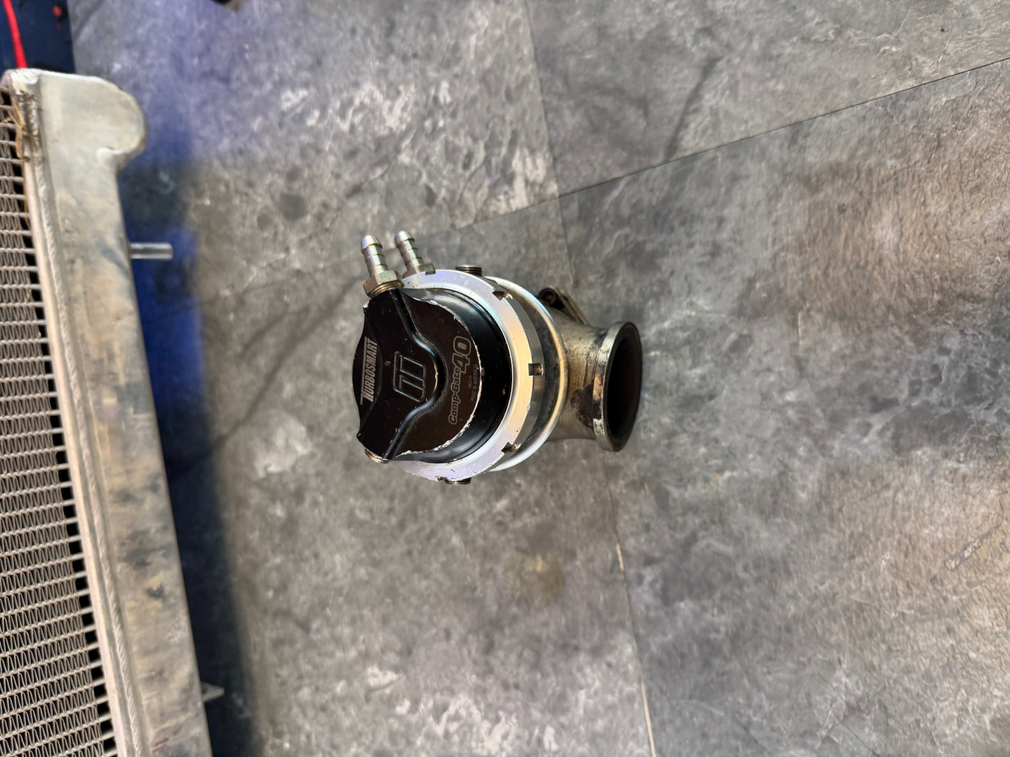Turbosmart 40 mm comp gate smart gate external wastegate 38 mm Subaru STi & wrx